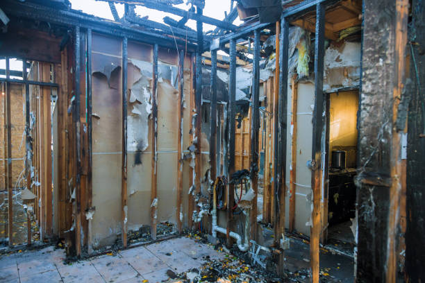 Professional Fire Damage Repair technician working in Paeonian Springs, VA